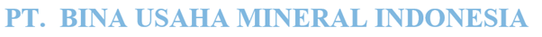 Logo PT. Bina Usaha Mineral Indonesia